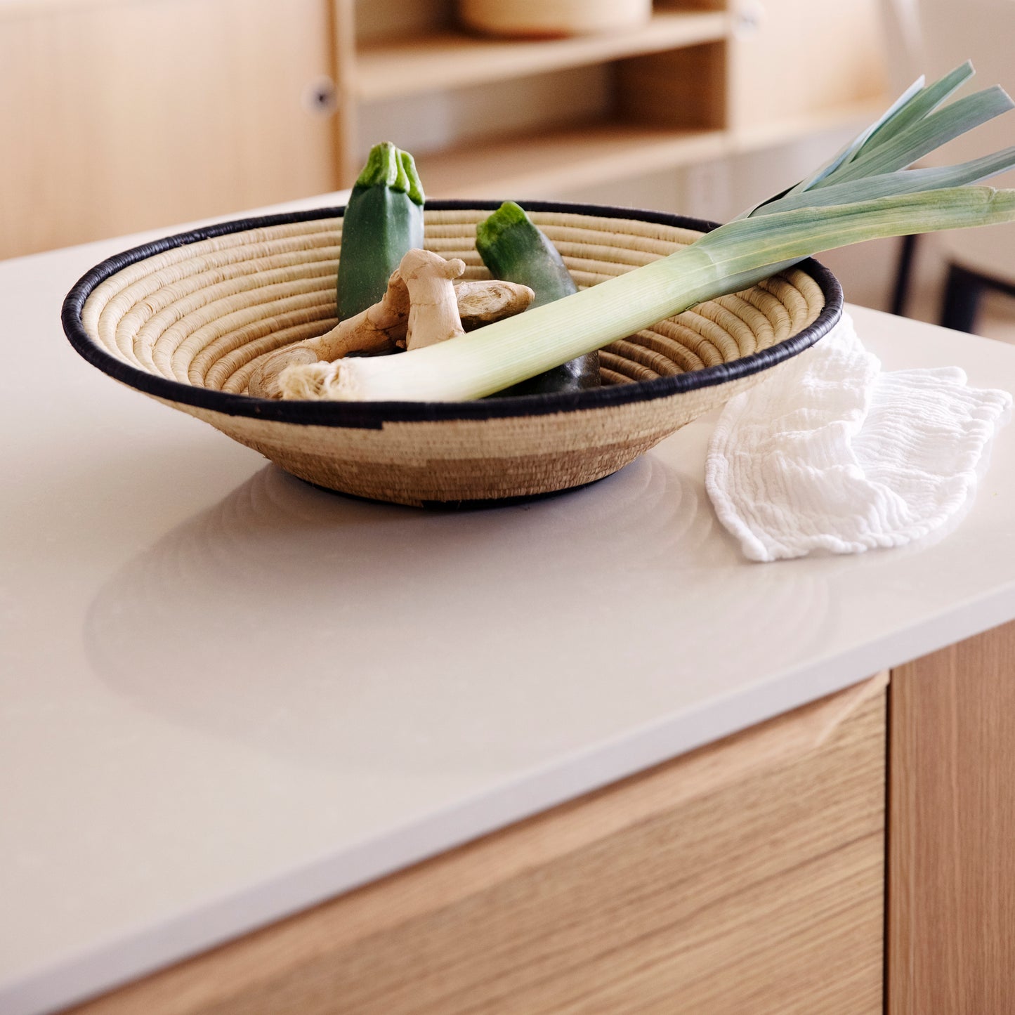 Tricolour Platter Basket